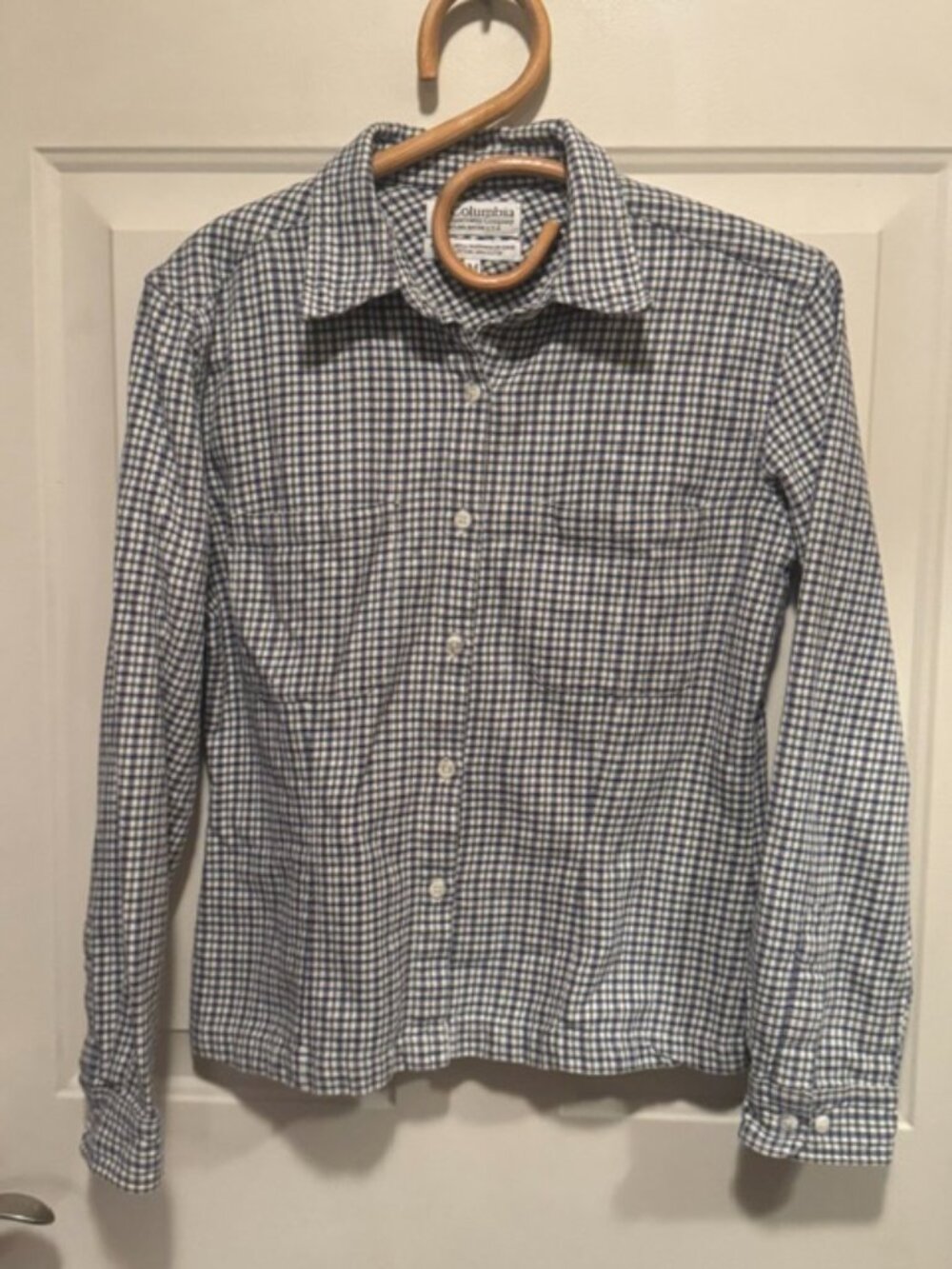 Columbia Women's Plaid Shirt sz M